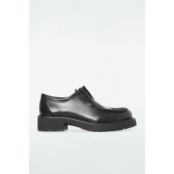 COS Chunky Derby Shoes Black - 5 - Picture 1 of 3